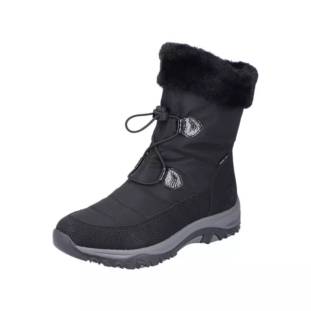 Botki RIEKER M9683-00 black