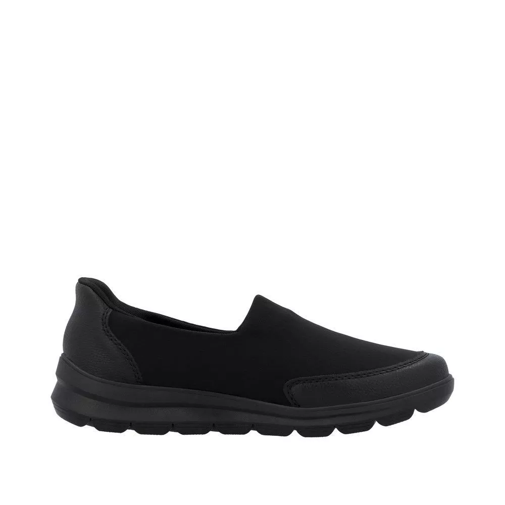 Półbuty RIEKER Z0054-00 black