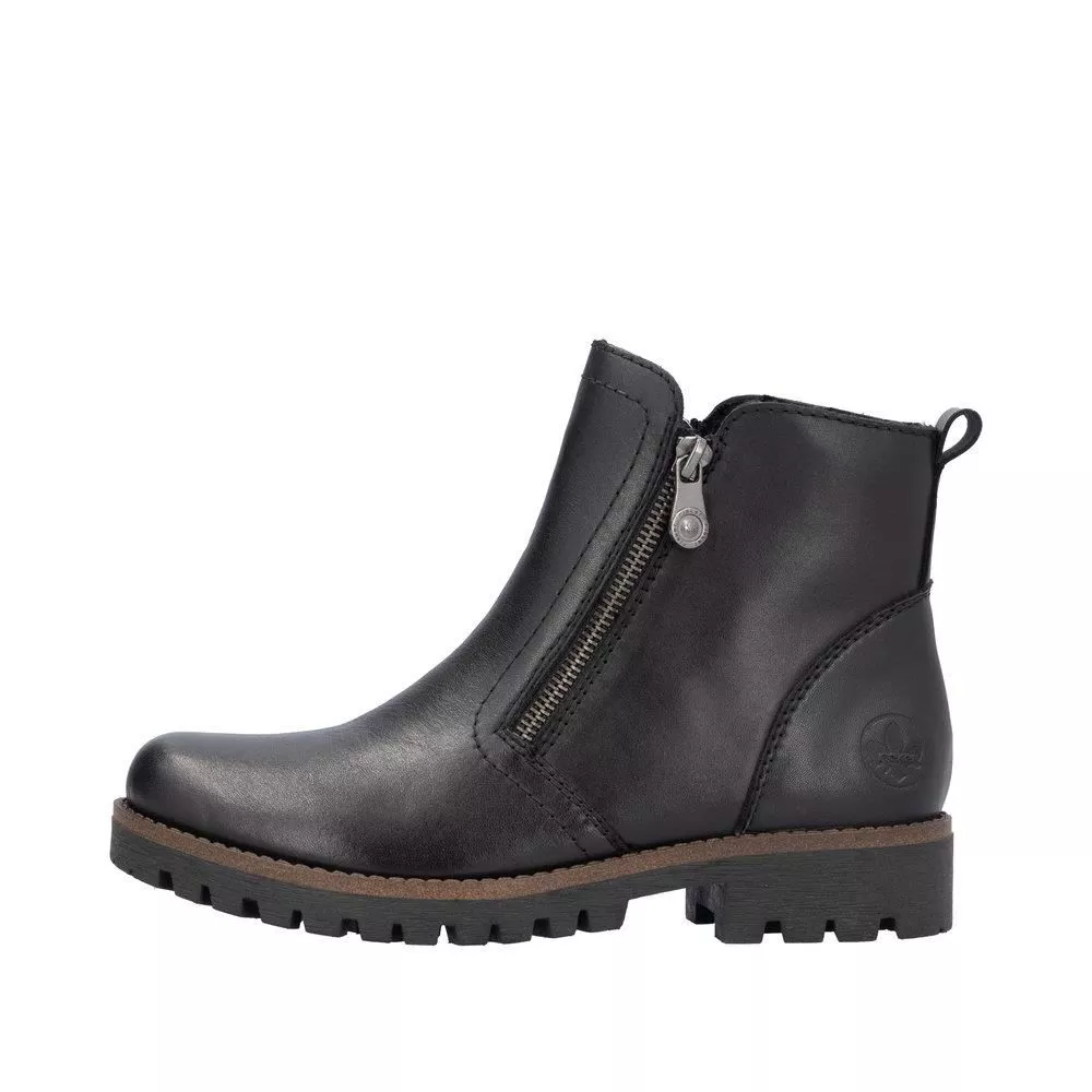 Botki RIEKER 78556-00 black