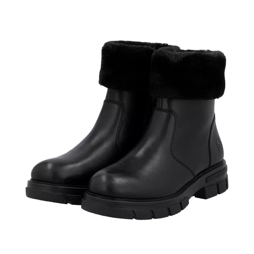 Botki RIEKER Z9188-00 black