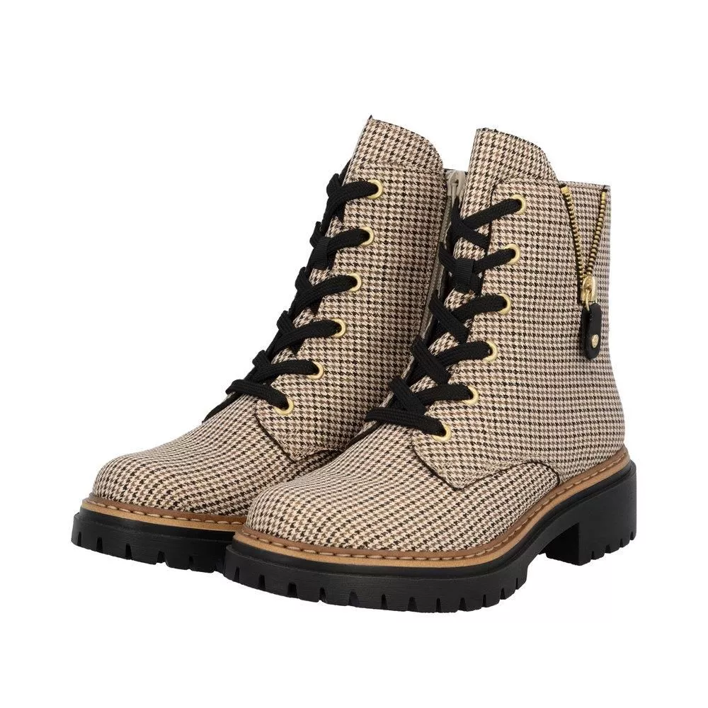 Trzewiki RIEKER 72617-60 beige