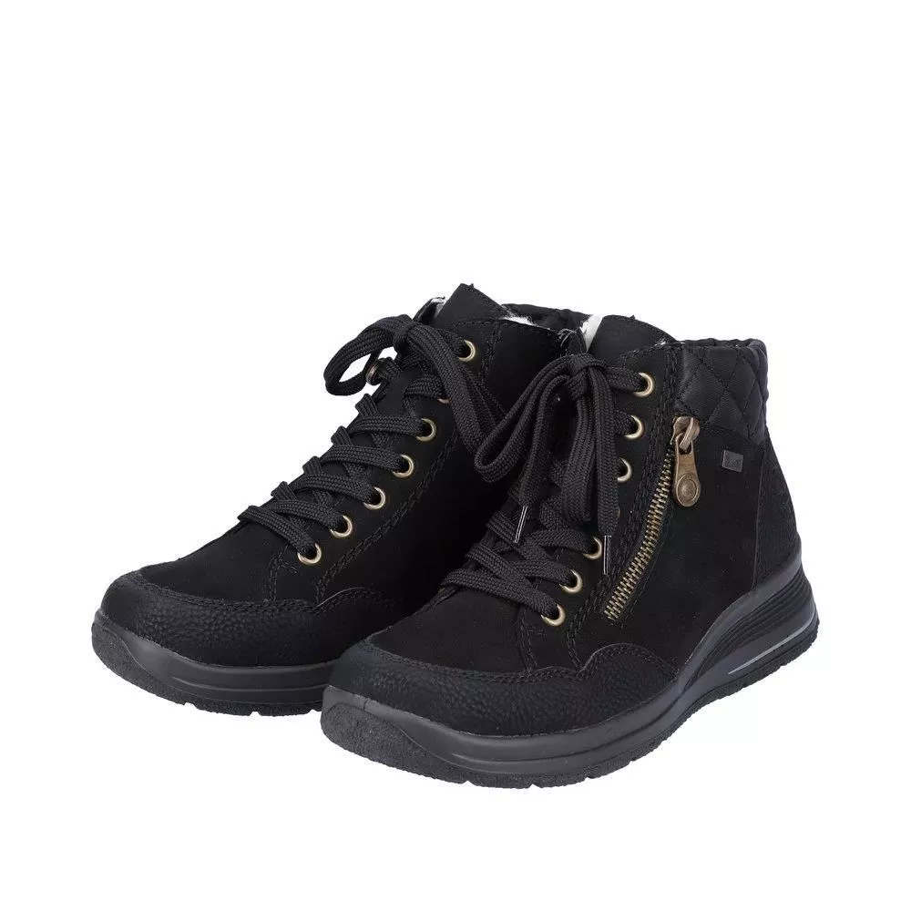 Trzewiki RIEKER L7701-00 black