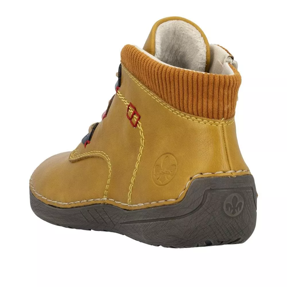 Trzewiki RIEKER 52544-68 yellow