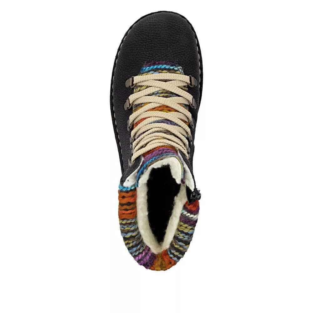 Trzewiki RIEKER 73343-00 black