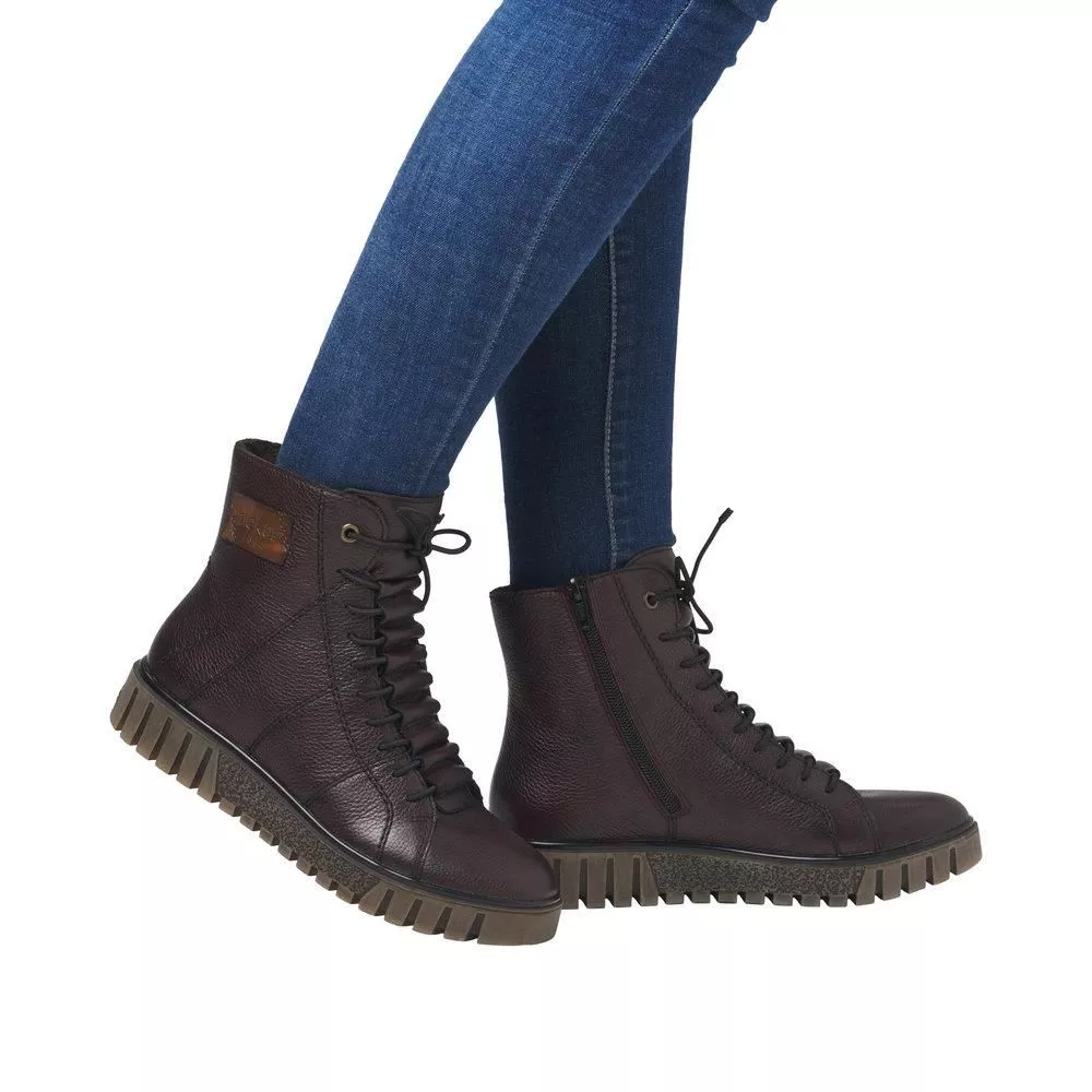 Trzewiki RIEKER Y3421-35 red