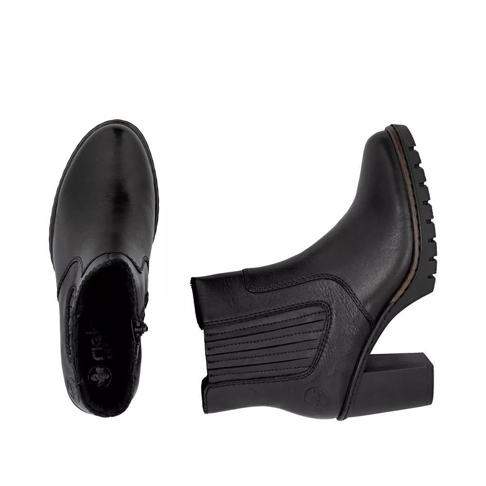 Botki RIEKER Y2577-00 black
