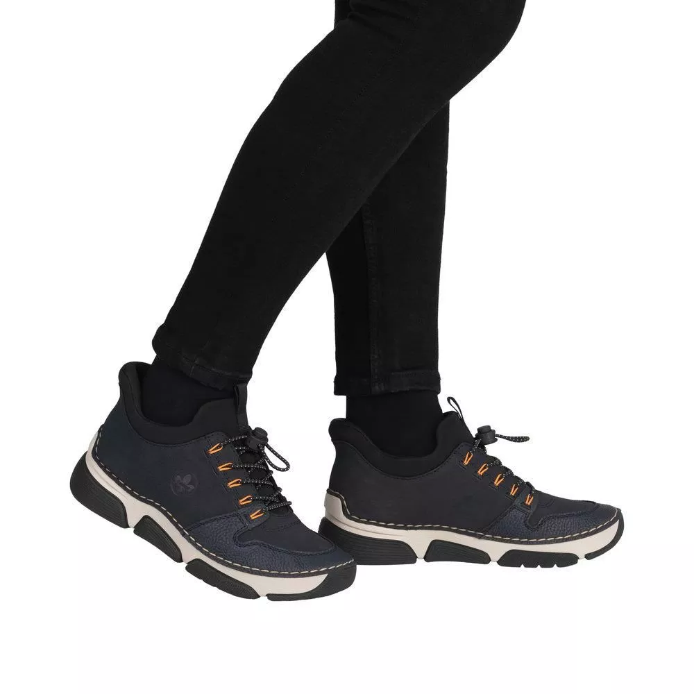 Półbuty RIEKER 45963-14 blue