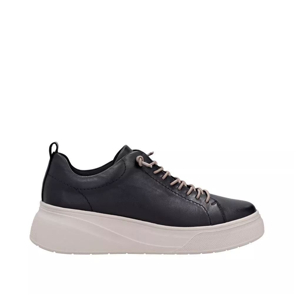 Półbuty RIEKER W2301-00 black