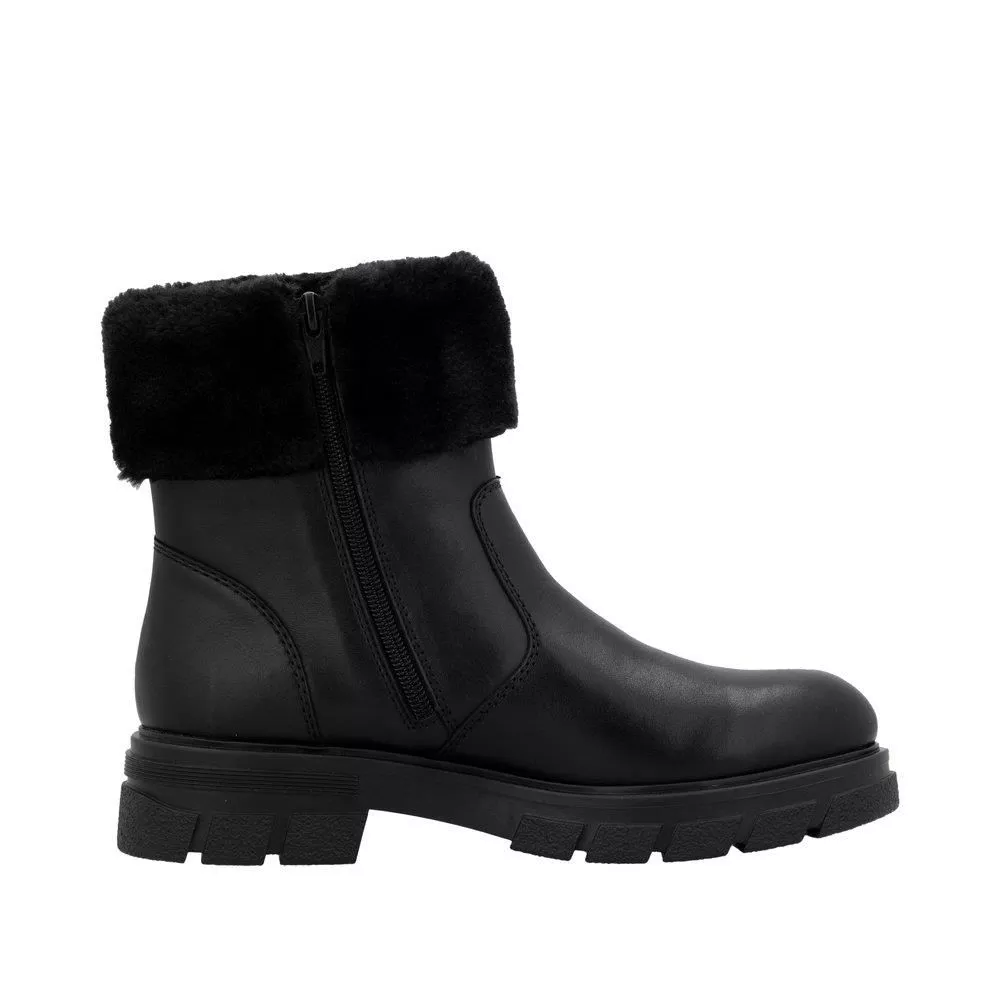 Botki RIEKER Z9188-00 black