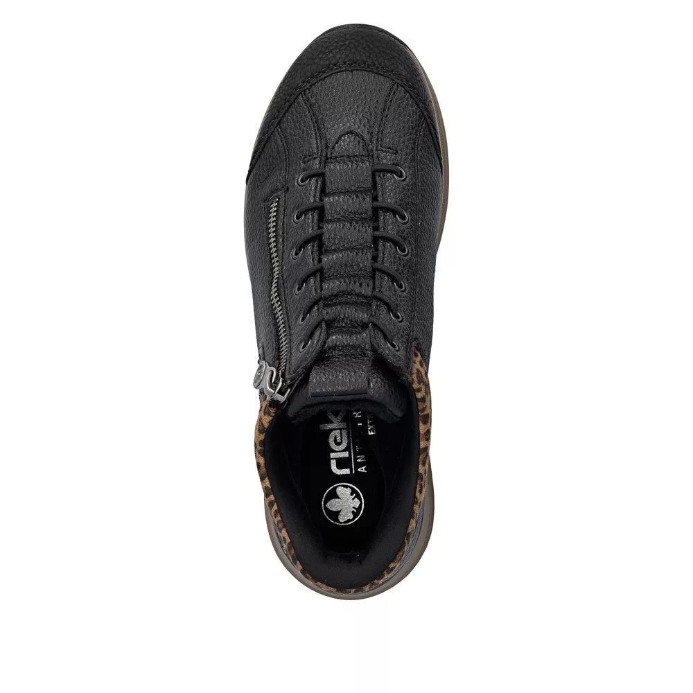 Półbuty RIEKER N1457-00 black
