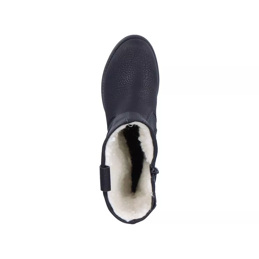 Botki RIEKER Z9583-00 black