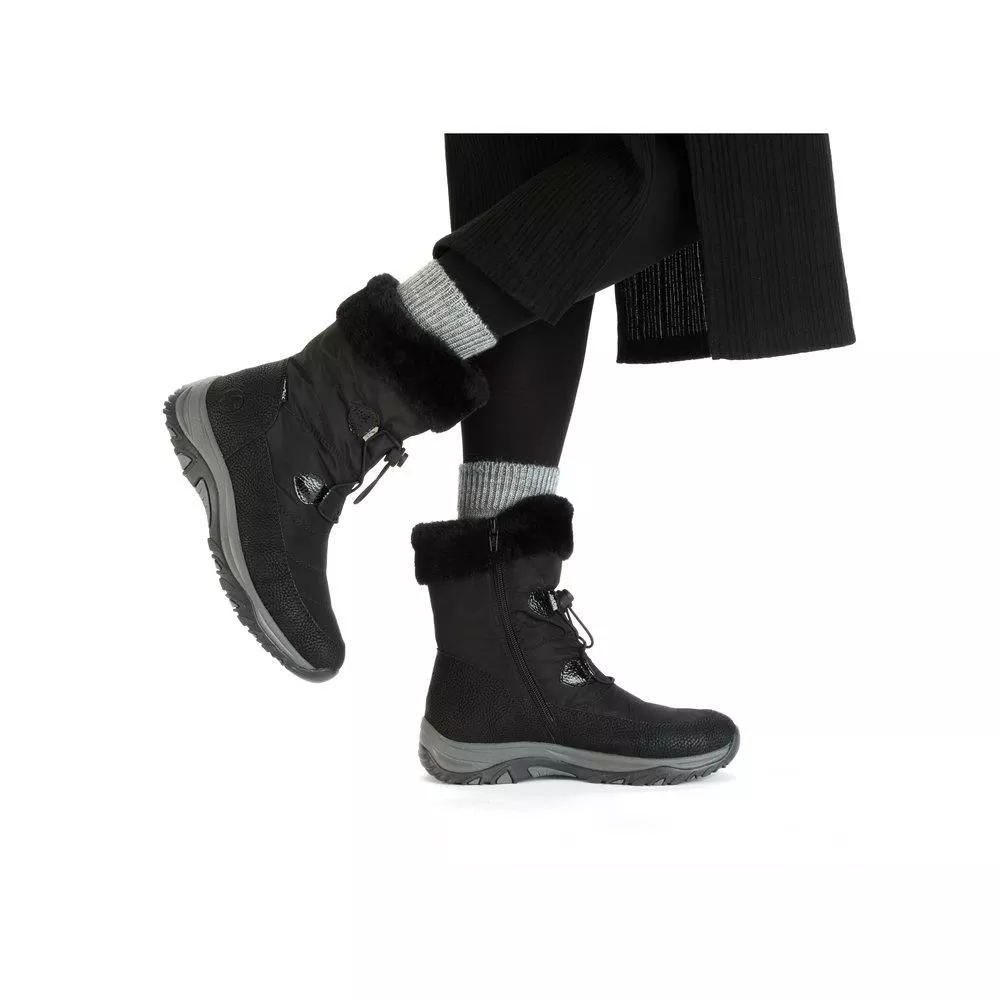 Botki RIEKER M9683-00 black