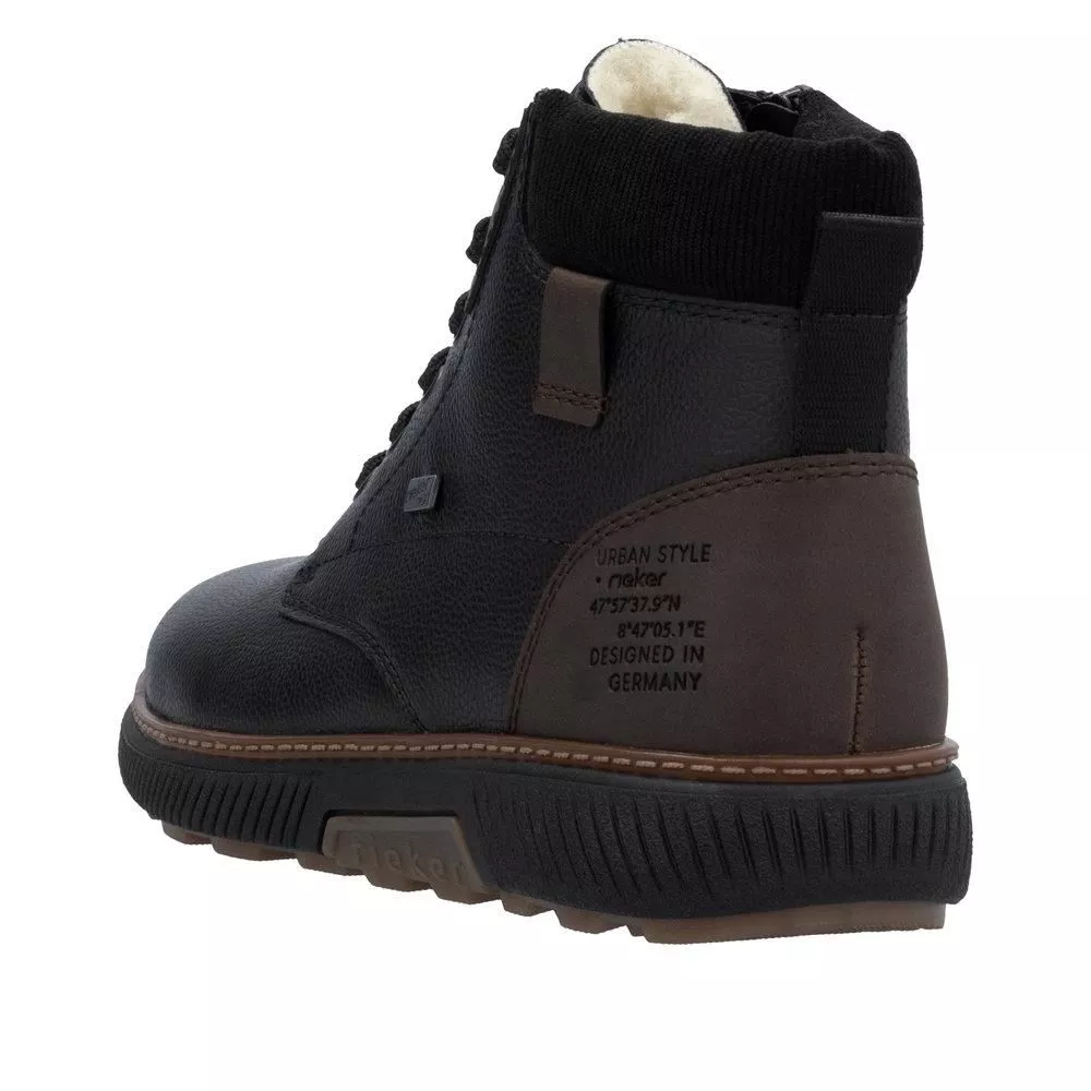 Trzewiki RIEKER B3343-00 black