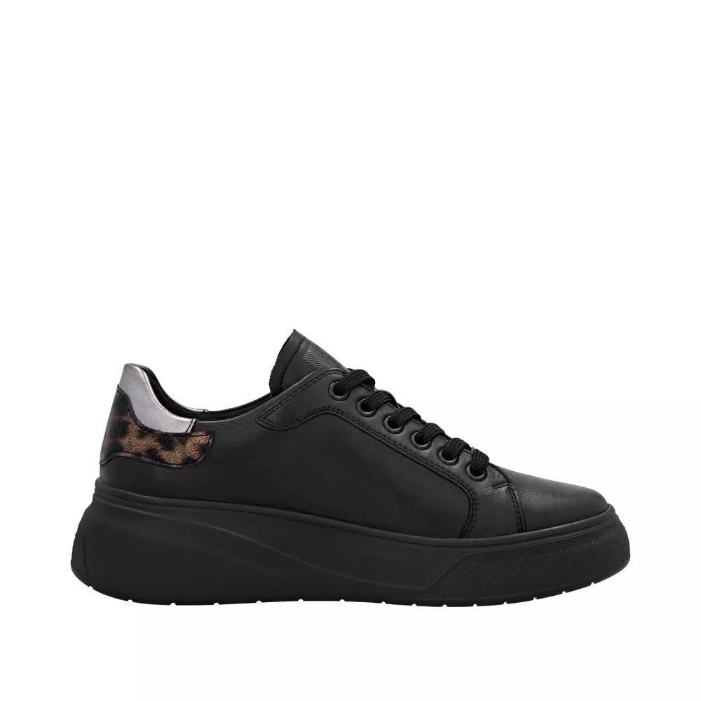 Półbuty RIEKER W2303-00 black