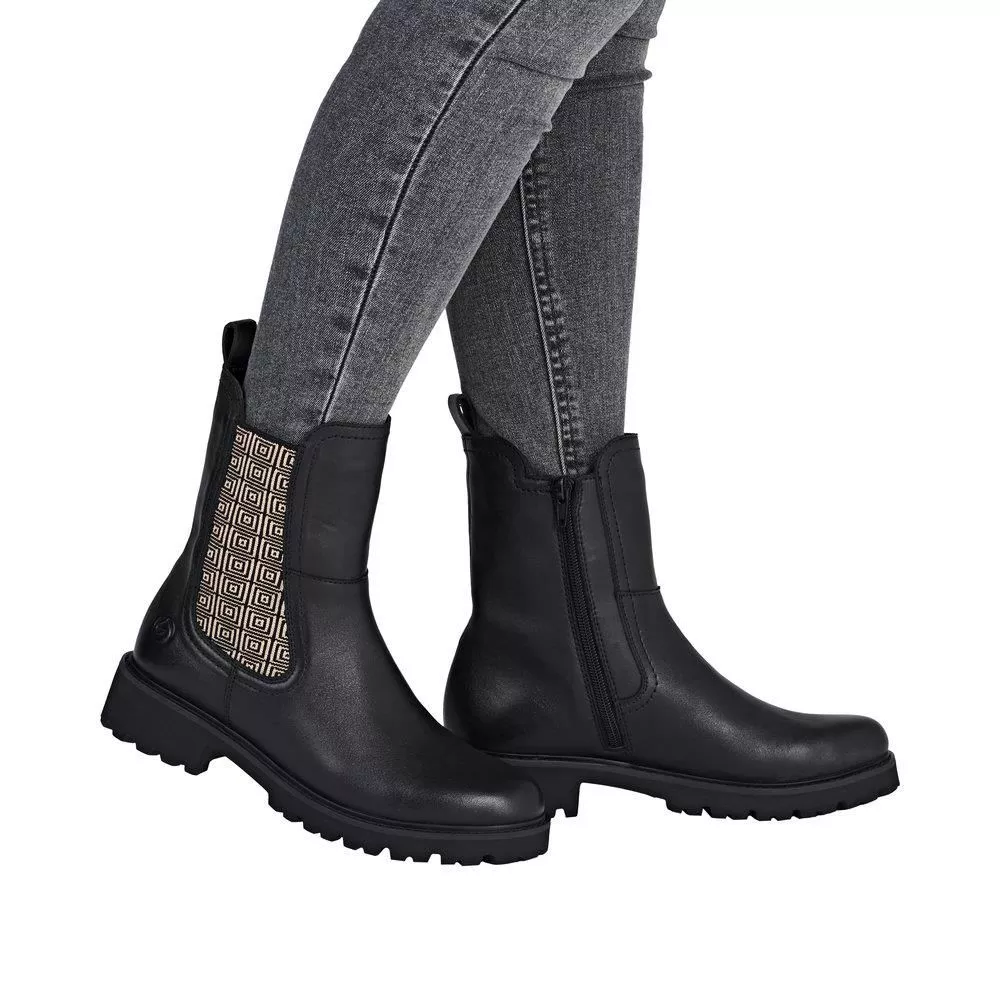 Botki REMONTE D8694-03 black