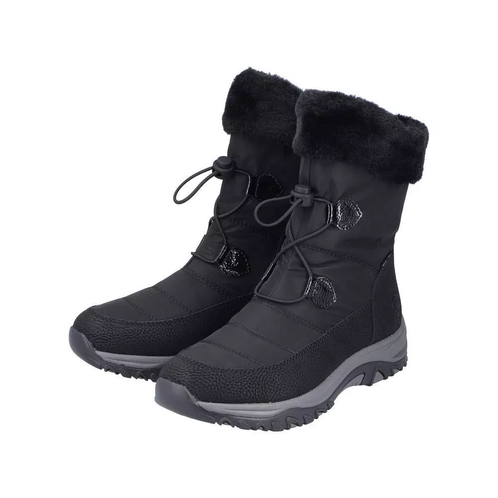 Botki RIEKER M9683-00 black