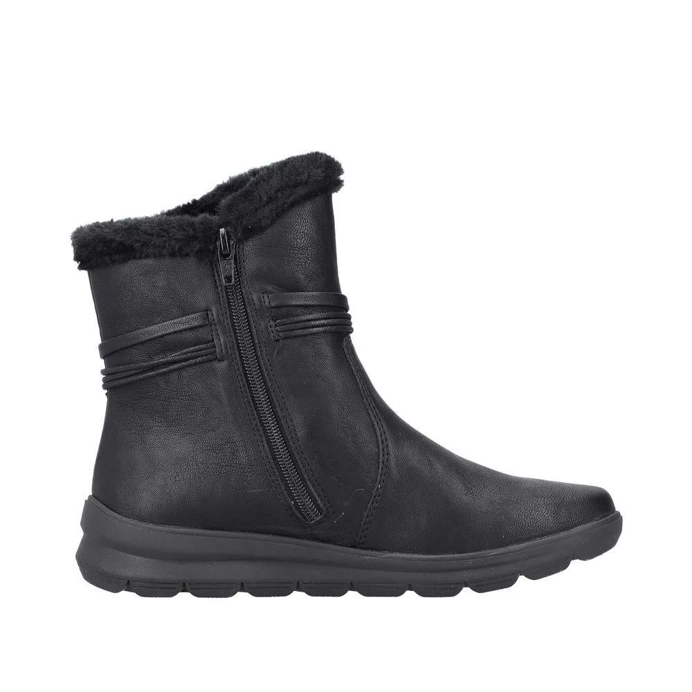 Botki RIEKER Z0070-00 black