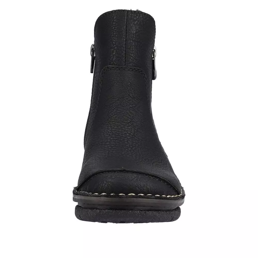 Botki RIEKER 73357-00 black