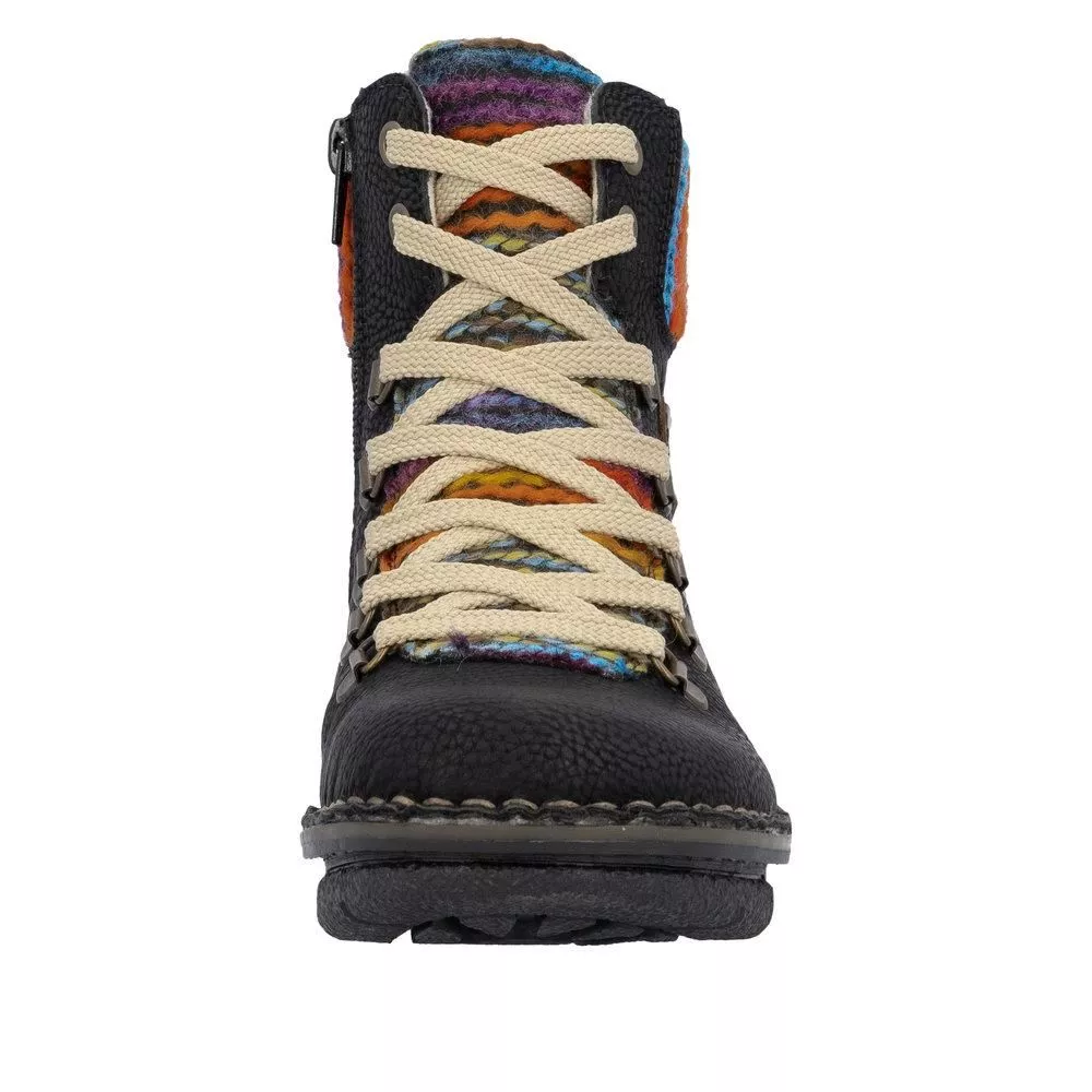 Trzewiki RIEKER 73343-00 black