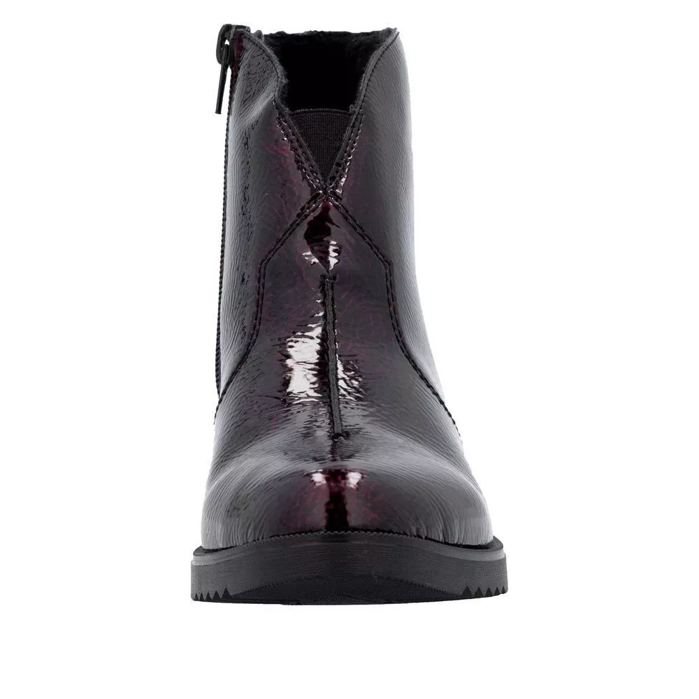 Botki RIEKER Y0553-35 red