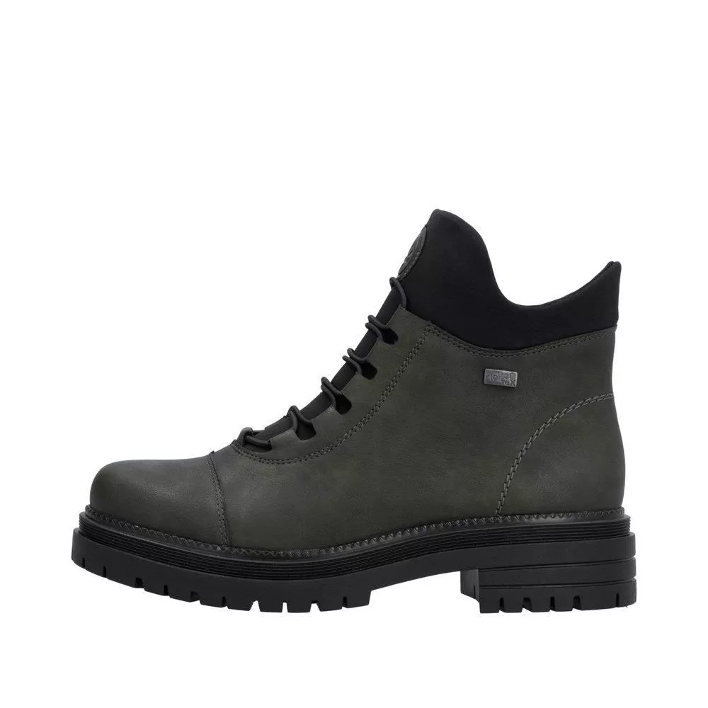 Trzewiki RIEKER Y3163-54 green