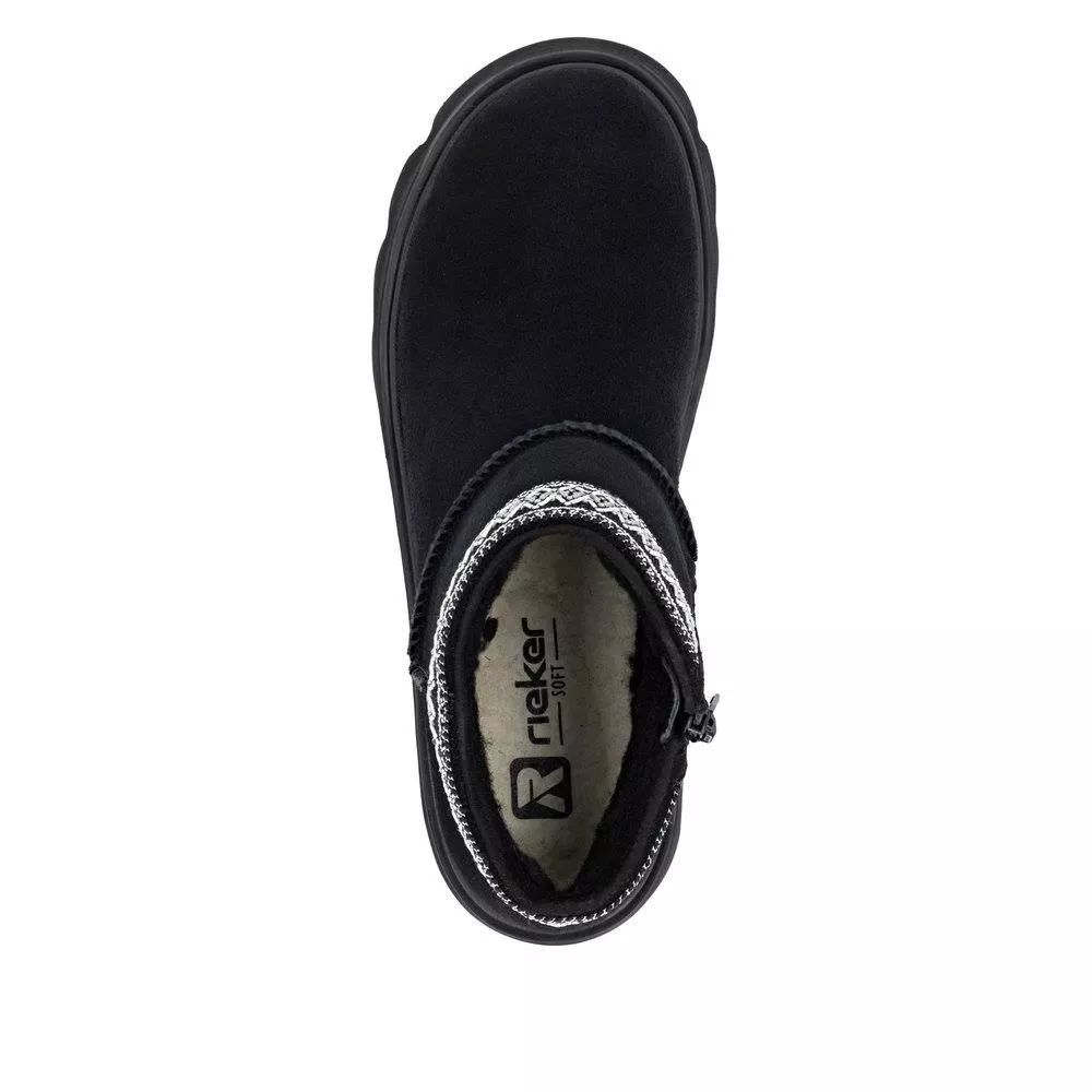Botki RIEKER W2074-00 black