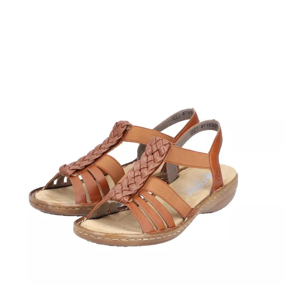 Sandały RIEKER 60809-24 brown