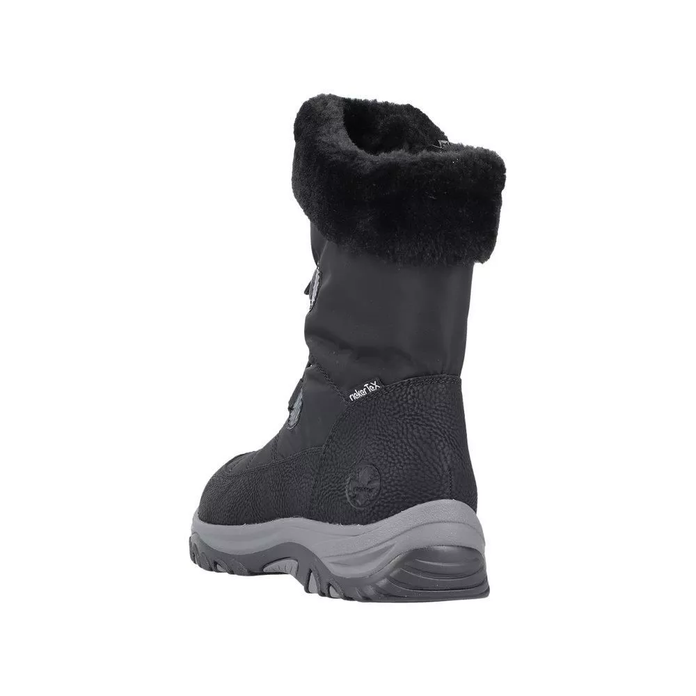 Botki RIEKER M9683-00 black