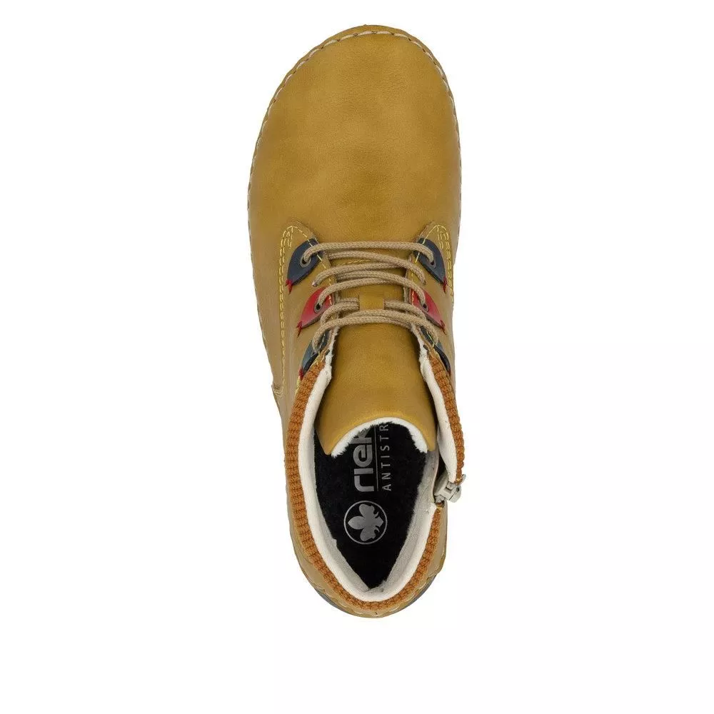 Trzewiki RIEKER 52544-68 yellow