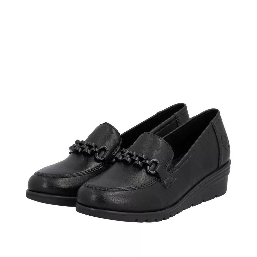 Mokasyny RIEKER L5361-00 black