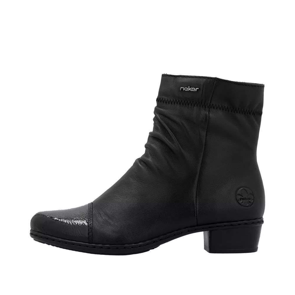 Botki RIEKER Y0773-00 black