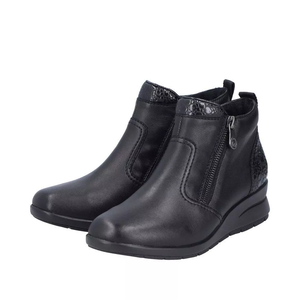 Botki RIEKER L4861-00 black