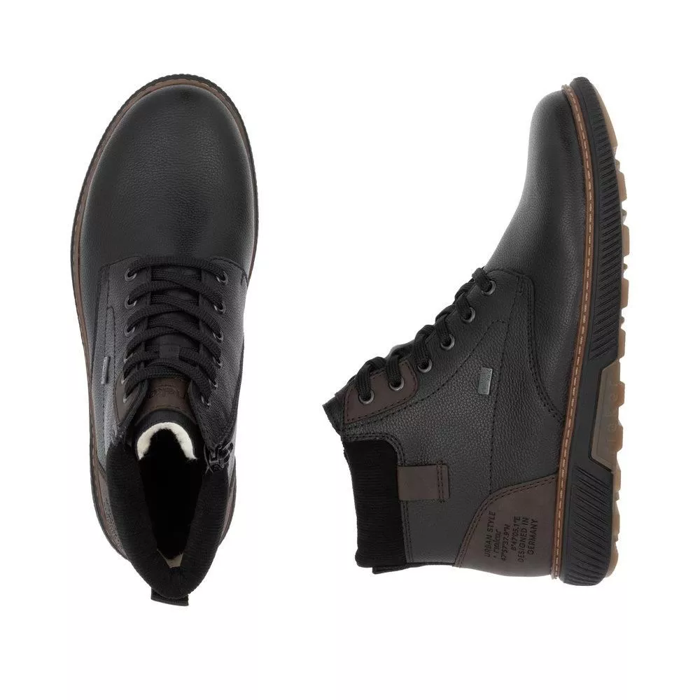 Trzewiki RIEKER B3343-00 black