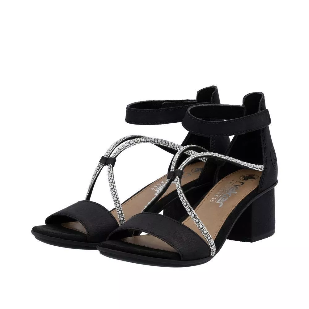 Sandały RIEKER 64654-00 black