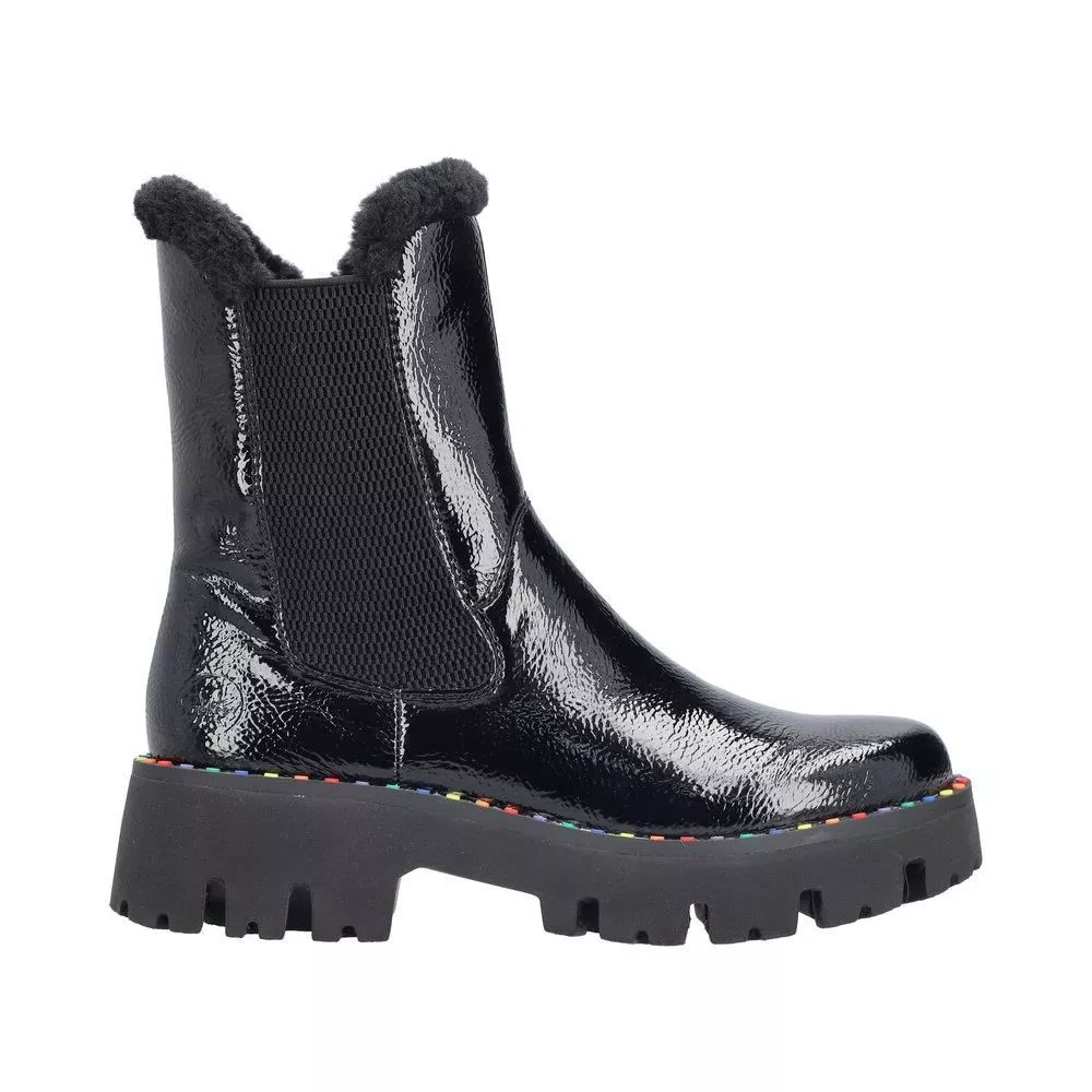 Botki RIEKER Y3350-00 black