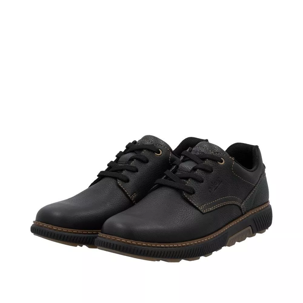 Półbuty RIEKER B3313-00 black
