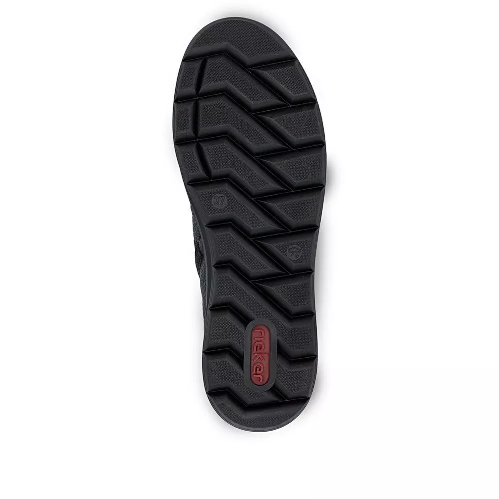 Botki RIEKER Z0056-00 black