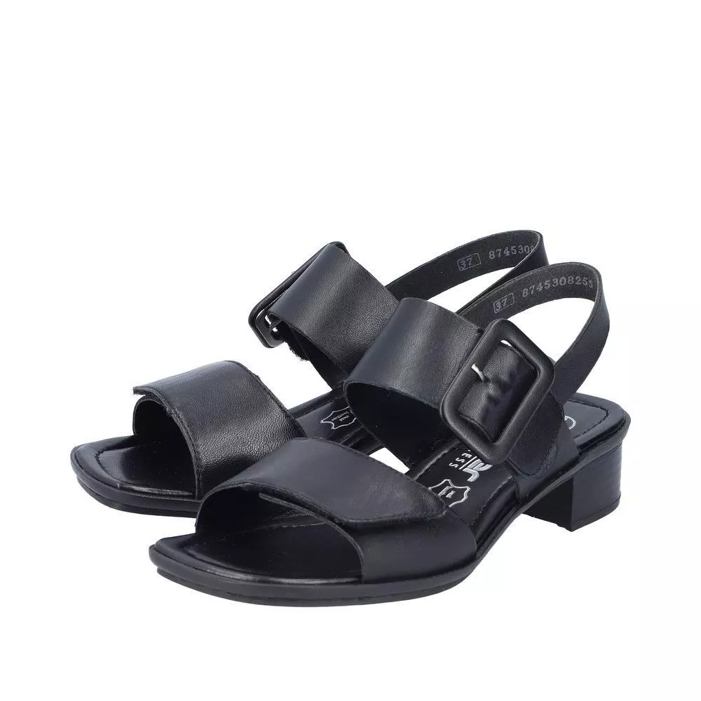 Sandały RIEKER 62663-01 black