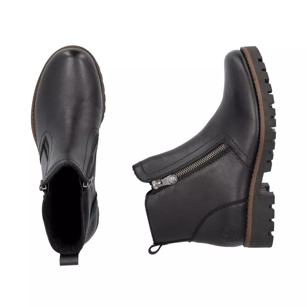 Botki RIEKER 78556-00 black