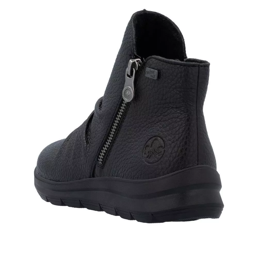 Botki RIEKER Z0056-00 black
