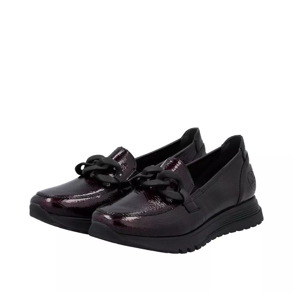 Mokasyny RIEKER 49051-35 red