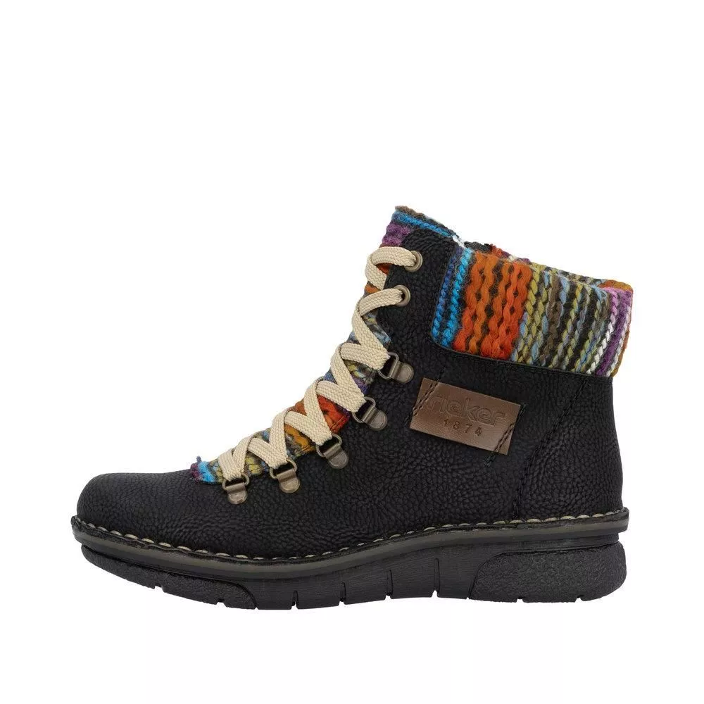 Trzewiki RIEKER 73343-00 black