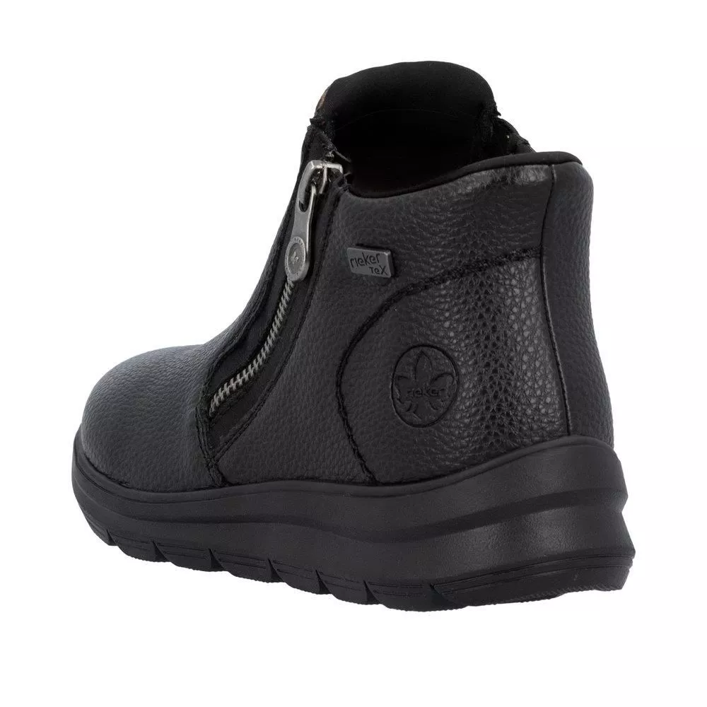 Botki RIEKER Z0059-00 black