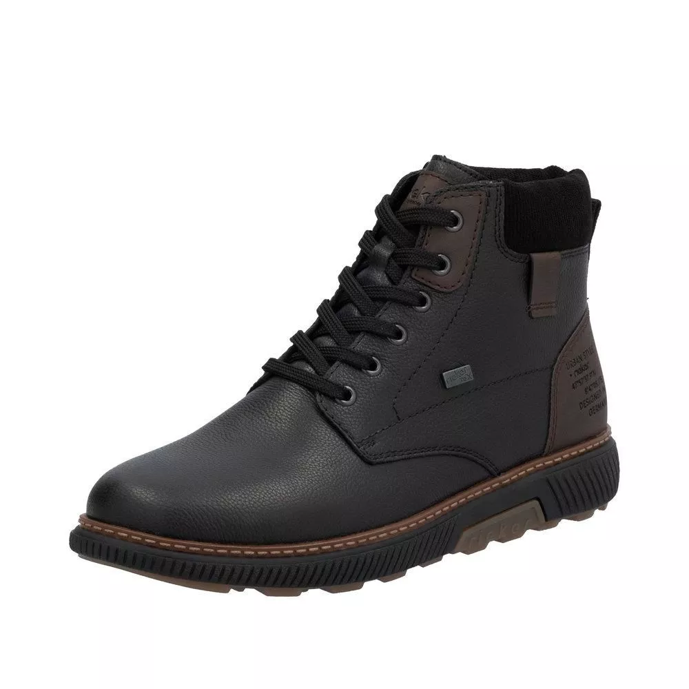 Trzewiki RIEKER B3343-00 black