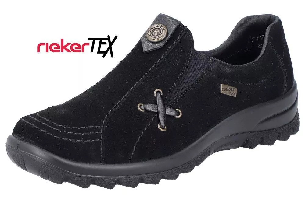 Półbuty RIEKER L7171-00 black