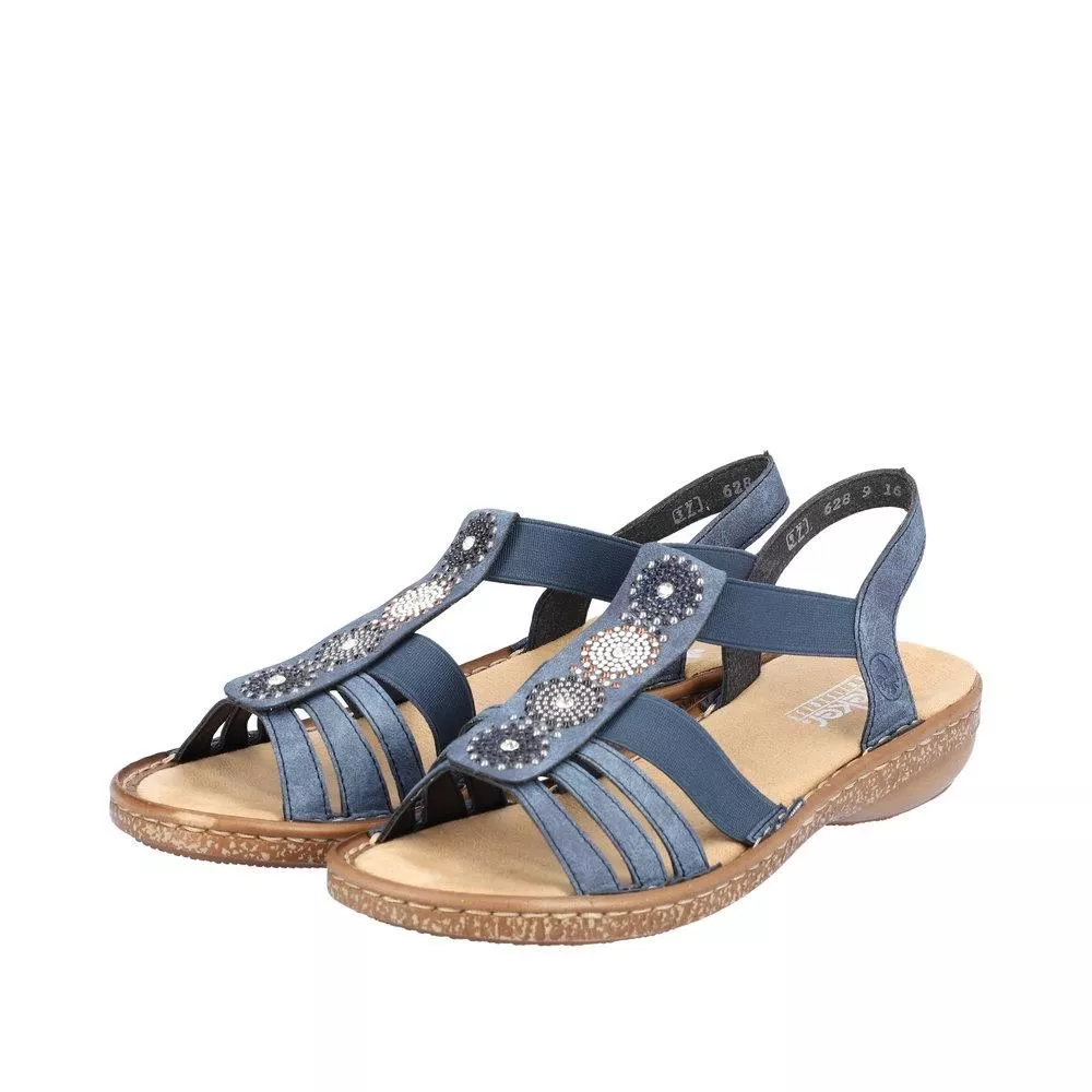 Sandały RIEKER 628G9-16 blue