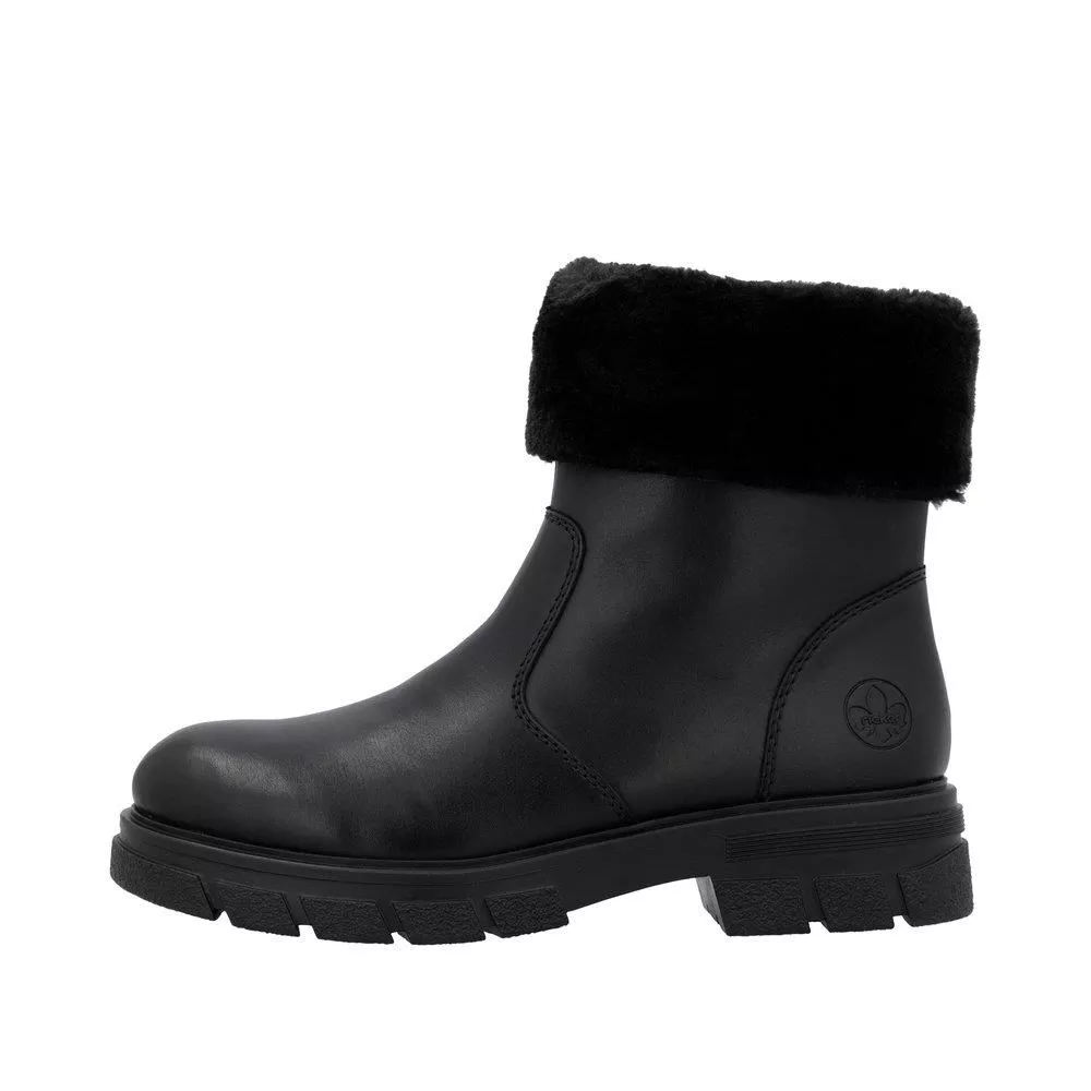 Botki RIEKER Z9188-00 black