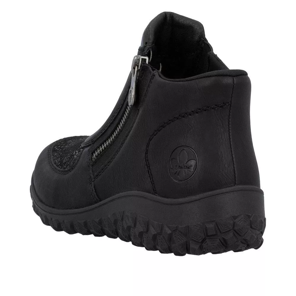 Botki RIEKER 59558-00 black