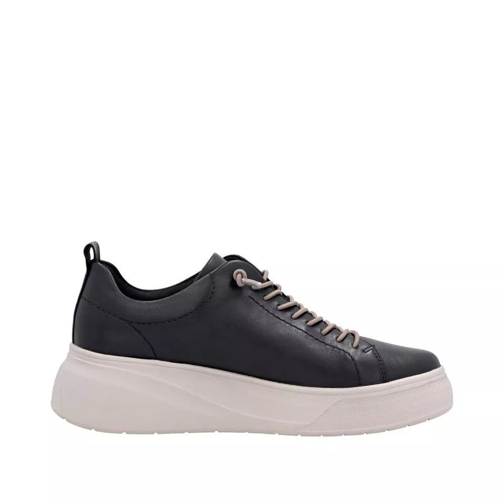 Półbuty RIEKER W2301-00 black