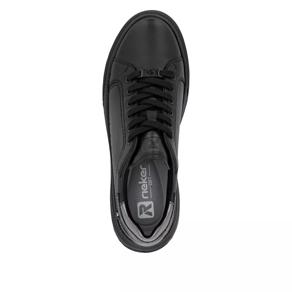 Półbuty RIEKER W2303-00 black